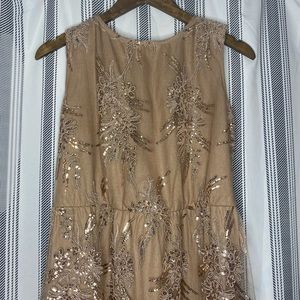 Champagne bridesmaid dress size 8